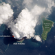 A labeled view of the Krakatoa eruption.